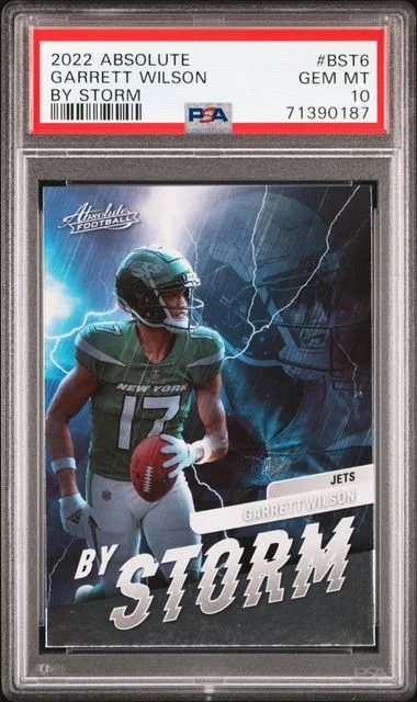 2022 Panini Absolute Garrett Wilson By Storm #BST-6 card image