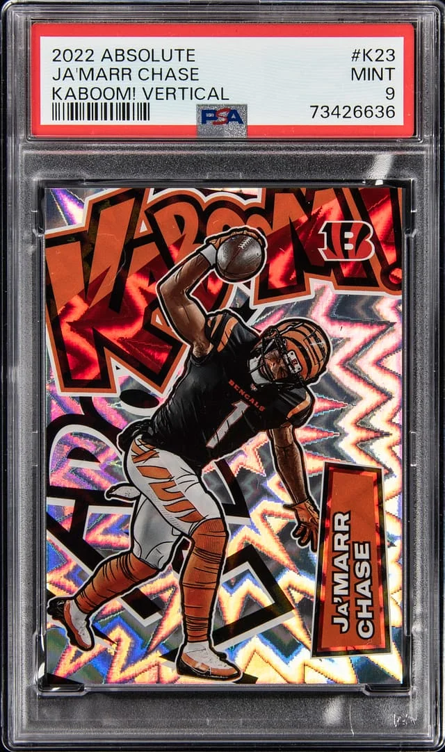 2022 Panini Absolute Ja'Marr Chase Kaboom! #KH23 card image