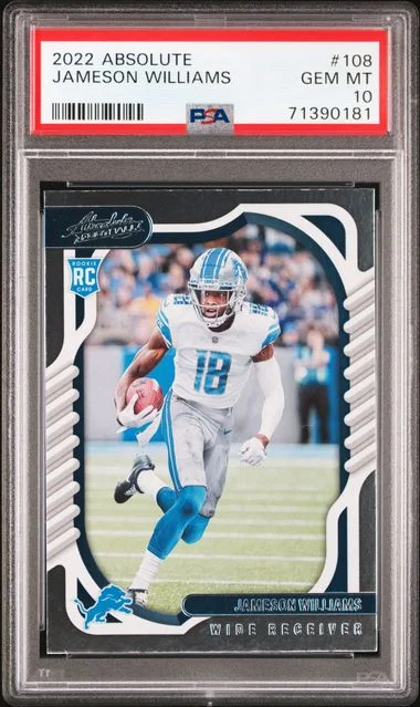 2022 Panini Absolute Jameson Williams #108 card image