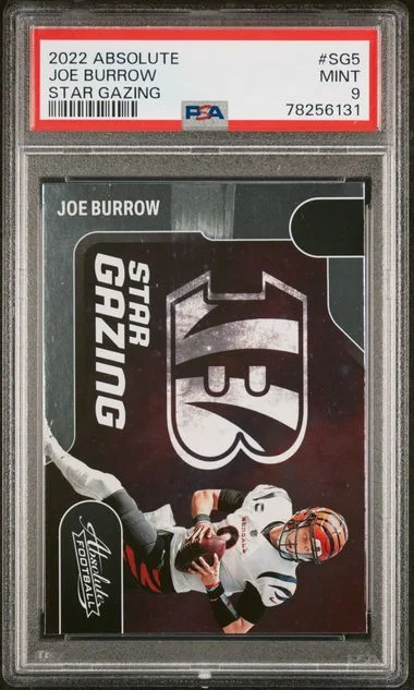 2022 Panini Absolute Joe Burrow Star Gazing #SG-5 card image