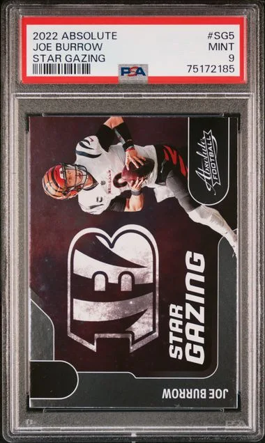 2022 Panini Absolute Joe Burrow Star Gazing #Sg5 card image