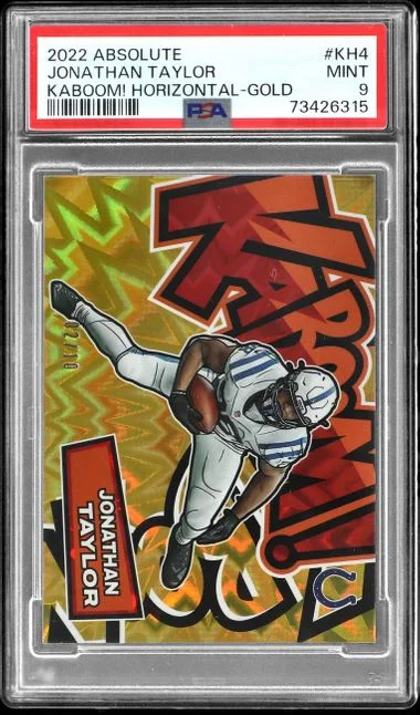 2022 Panini Absolute Jonathan Taylor Kaboom! #KH4 card image