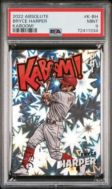 2022 Panini Absolute Kaboom! K-Bh Bryce Harper #no-number card image