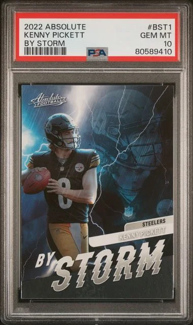2022 Panini Absolute Kenny Pickett By Storm #BST1 card image