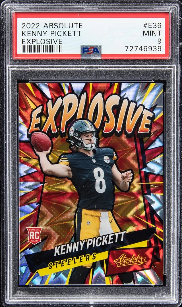 2022 Panini Absolute Kenny Pickett Explosive #E36 card image