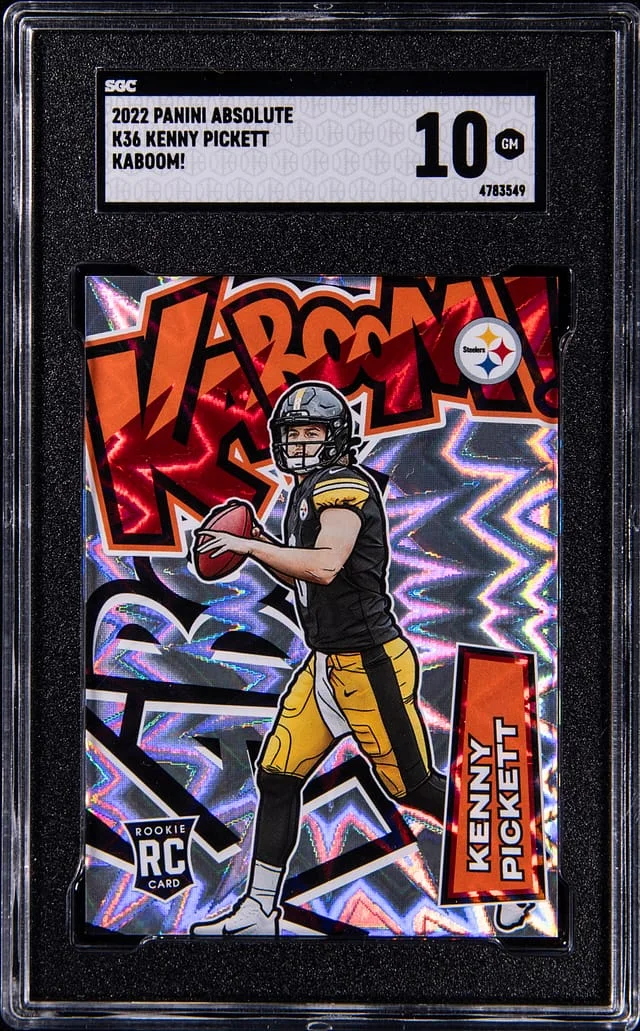2022 Panini Absolute Kenny Pickett Kaboom! #K36 card image