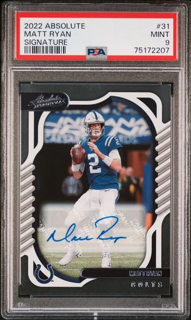2022 Panini Absolute Matt Ryan Signature #31 card image