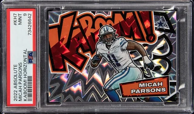 2022 Panini Absolute Micah Parsons Kaboom! Horizontal #KH7 card image