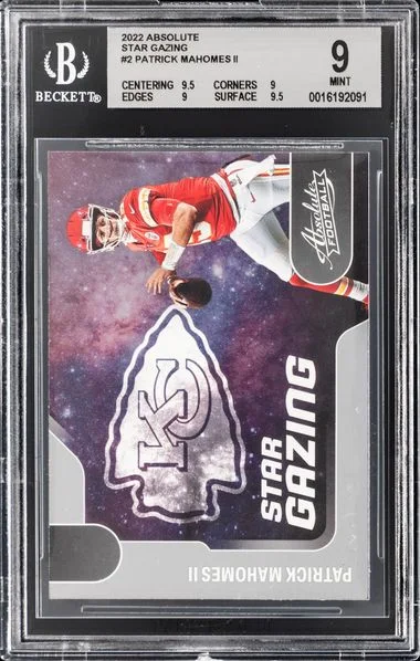 2022 Panini Absolute Patrick Mahomes II Star Gazing #Sg2 card image