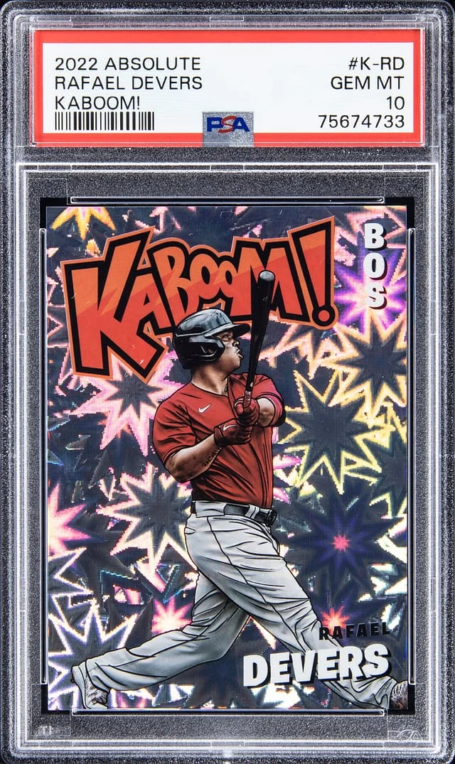 2022 Panini Absolute Rafael Devers Kaboom! #K-RD card image