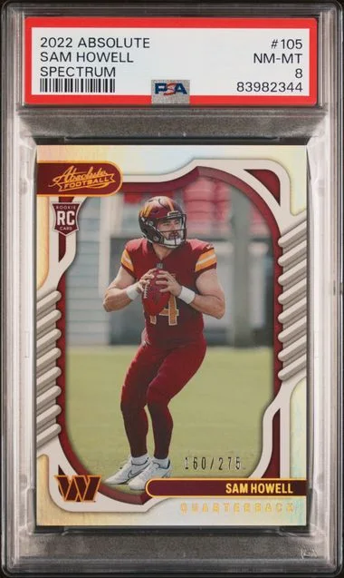 2022 Panini Absolute Sam Howell Spectrum #105 card image