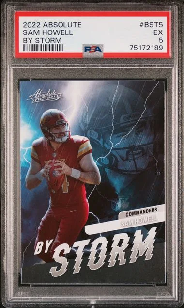 2022 Panini Absolute Sam Howell By Storm #Bst5 card image