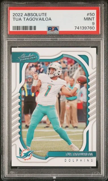 2022 Panini Absolute Tua Tagovailoa #50 card image