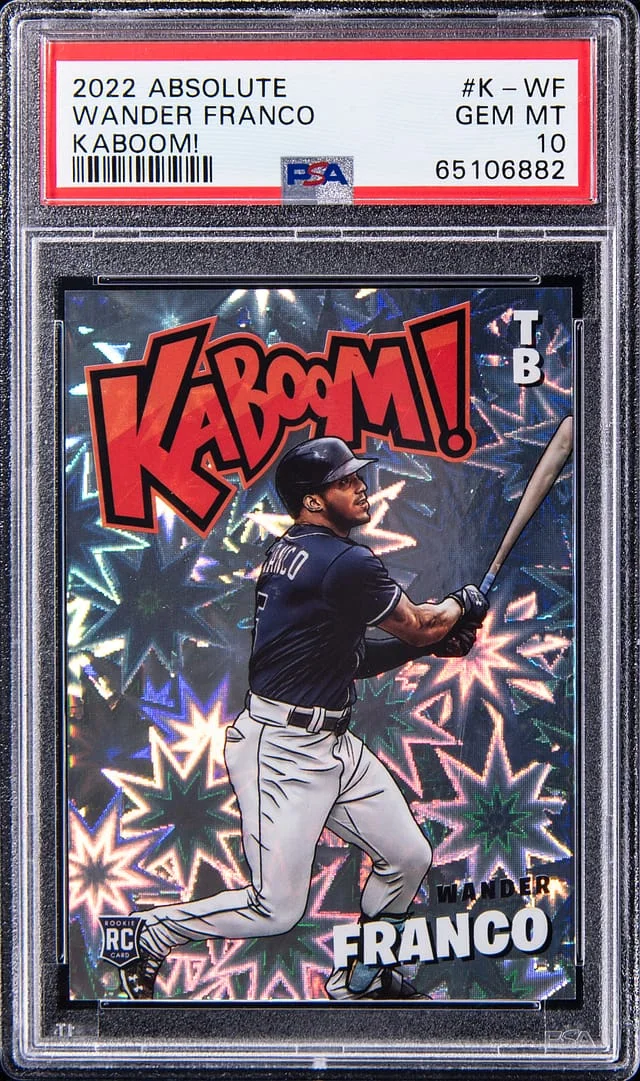 2022 Panini Absolute Wander Franco Kaboom! #K-WF card image