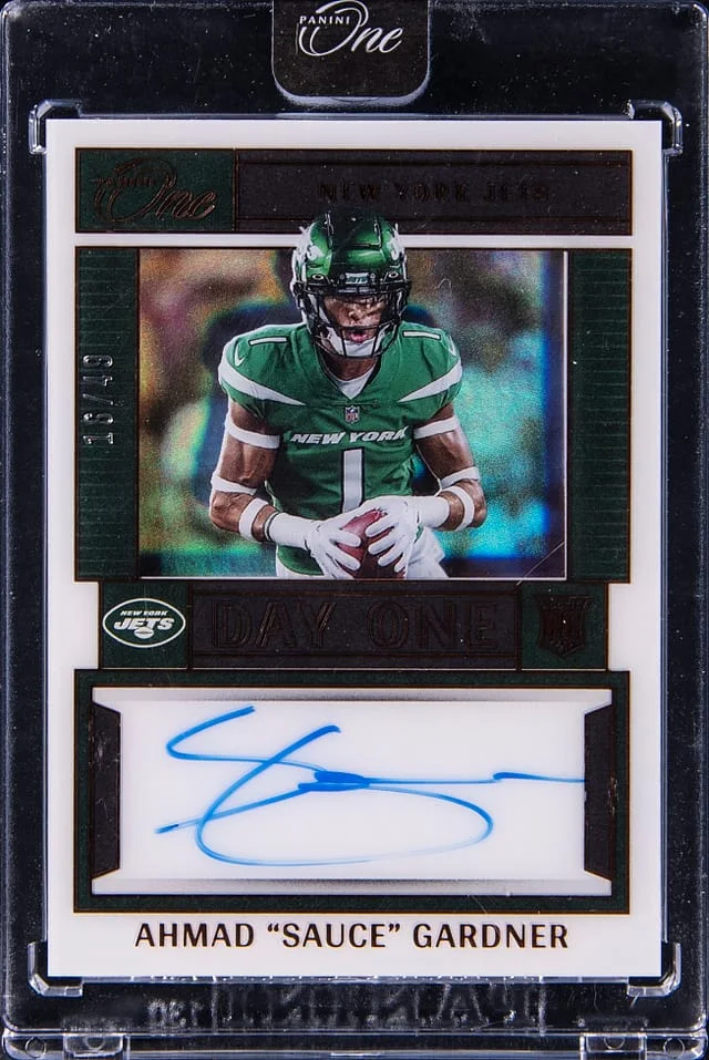 2022 Panini Ahmad Sauce Gardner One Day One #103 card image