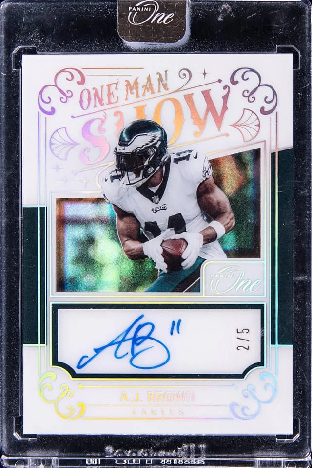 2022 Panini A.J. Brown One One Man Show #161 card image