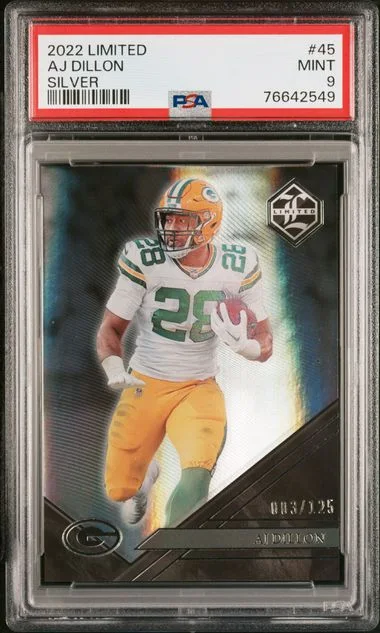 2022 Panini Aj Dillon Limited Silver #45 card image