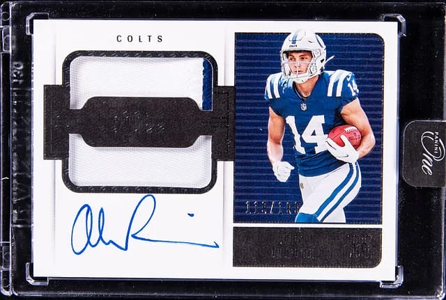 2022 Panini Alec Pierce One Horizontal Patch Autographs (RPA) #45 card image