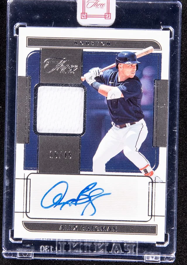 2022 Panini Alex Bregman Three And Two #AJ-AB card image