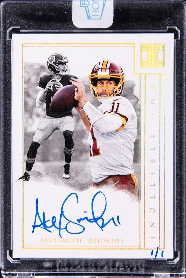 2022 Panini Alex Smith Honors 2018 Panini Impeccable Indelible Ink #II-AS card image