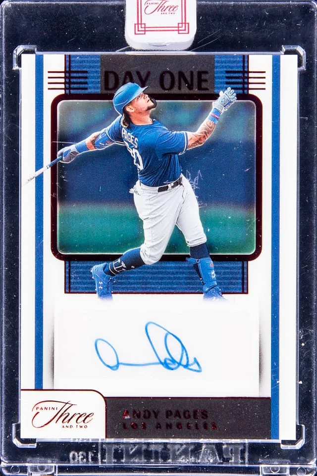 2022 Panini Andy Pages Three And Two Day One #DOA-AP card image
