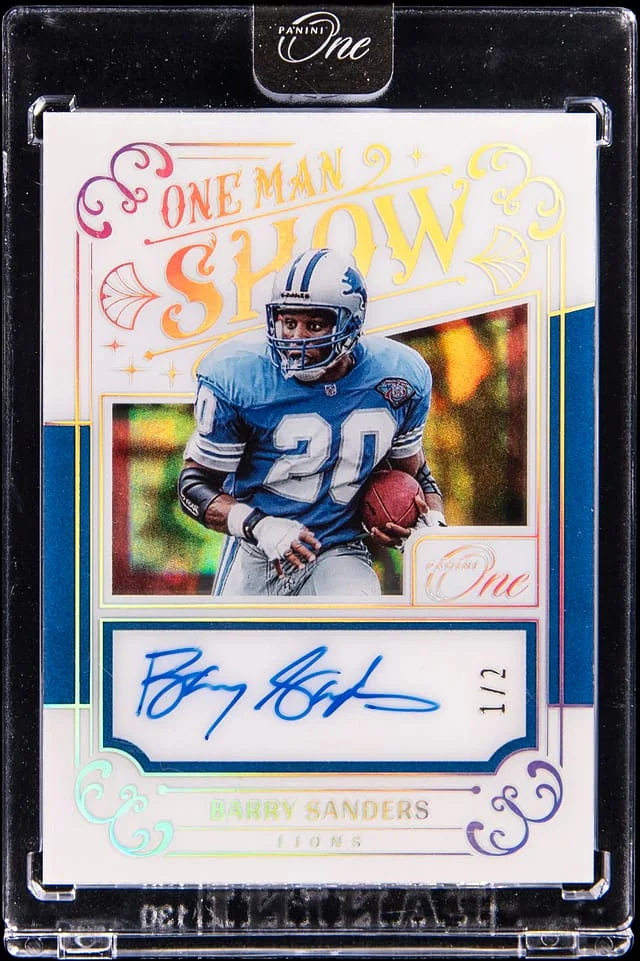 2022 Panini Barry Sanders One One Man Show #176 card image