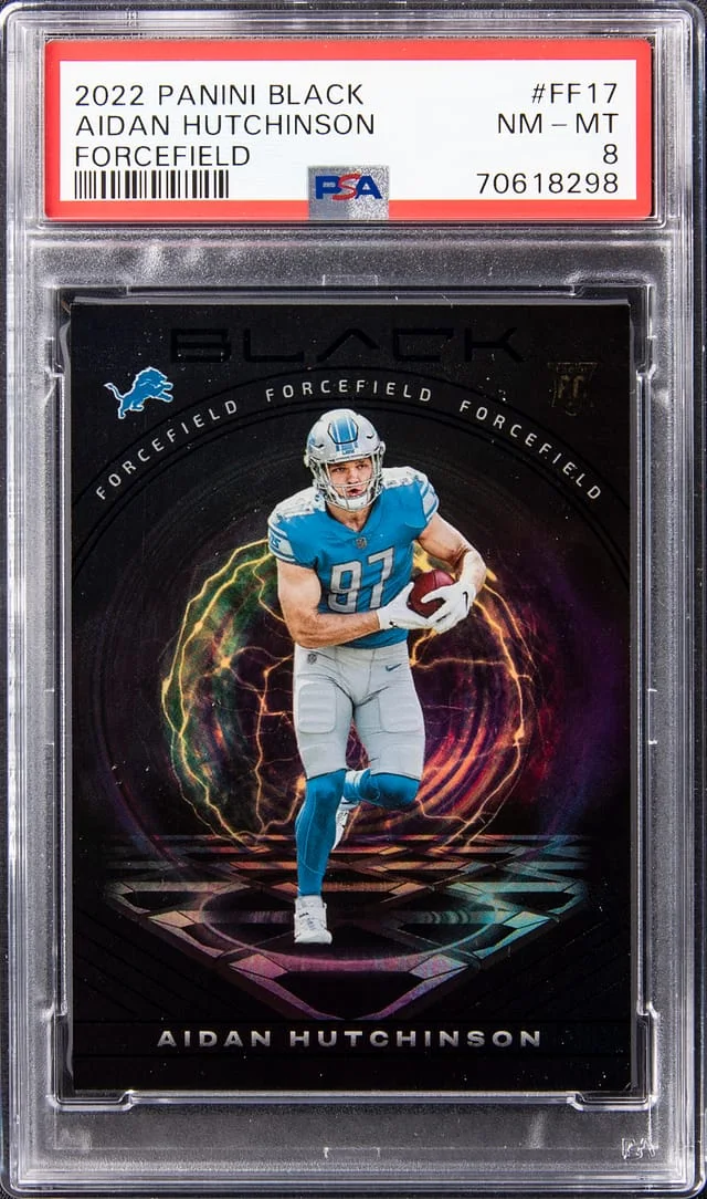 2022 Panini Black Aidan Hutchinson Forcefield #FF-17 card image