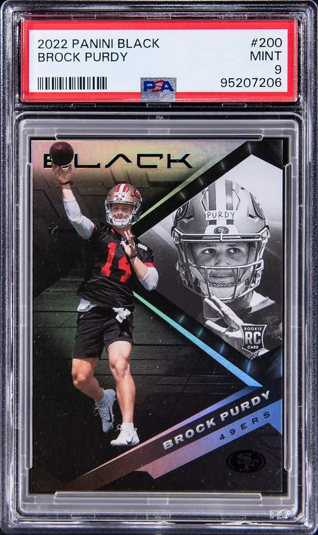 2022 Panini Black Brock Purdy #200 card image