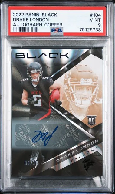 2022 Panini Black Drake London Autograph Copper #104 card image