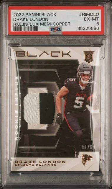2022 Panini Black Drake London Influx Memorabilia Copper #RIMDLO card image