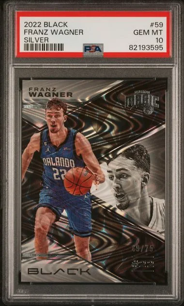 2022 Panini Black Franz Wagner Silver #59 card image