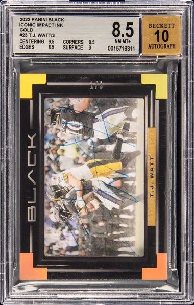 2022 Panini Black Iconic Impact #no-number card image