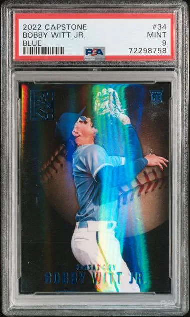 2022 Panini Bobby Witt Jr. Capstone Blue #34 card image