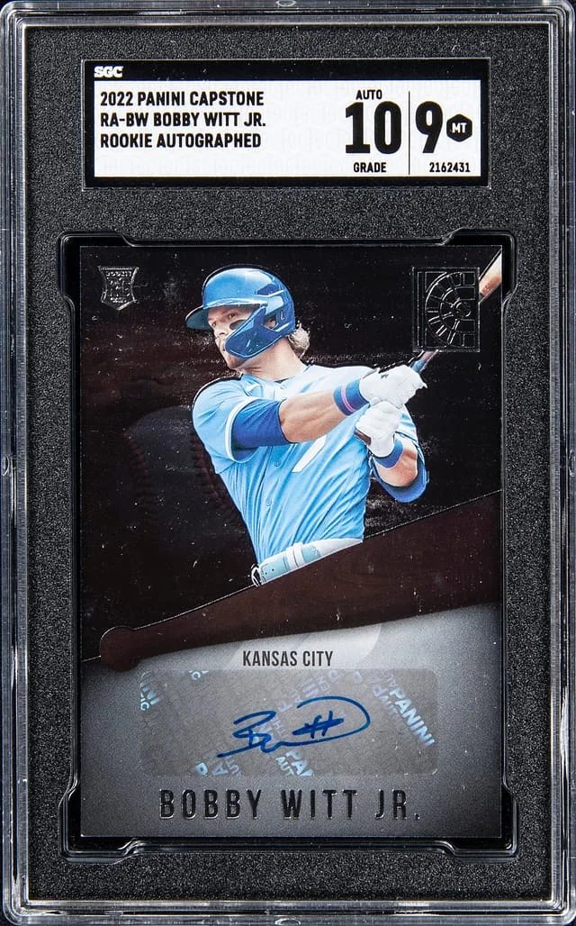 2022 Panini Bobby Witt Jr. Capstone #RA-BW card image