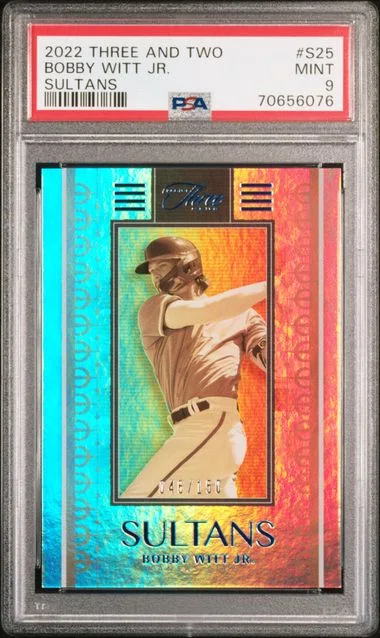 2022 Panini Bobby Witt Jr. Three And Two Sultans #S-25 card image