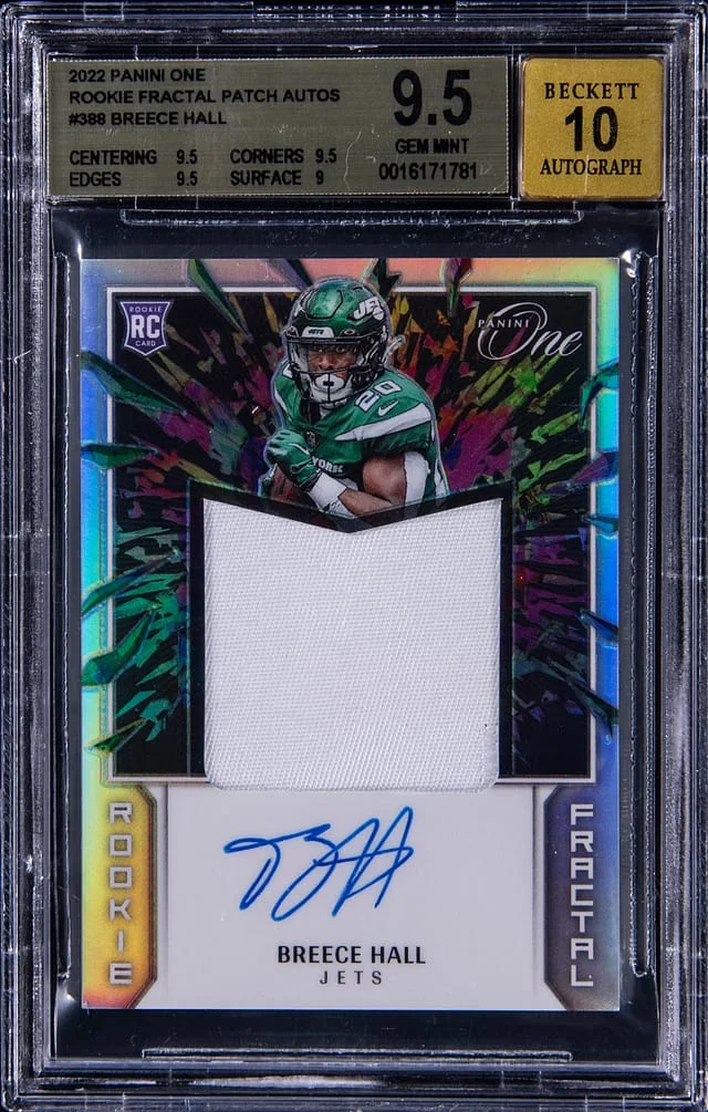 2022 Panini Breece Hall One Fractal #388 card image