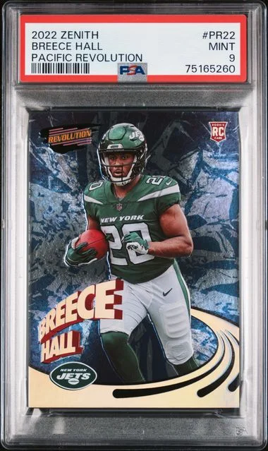 2022 Panini Breece Hall Zenith Pacific Revolution #PR-22 card image