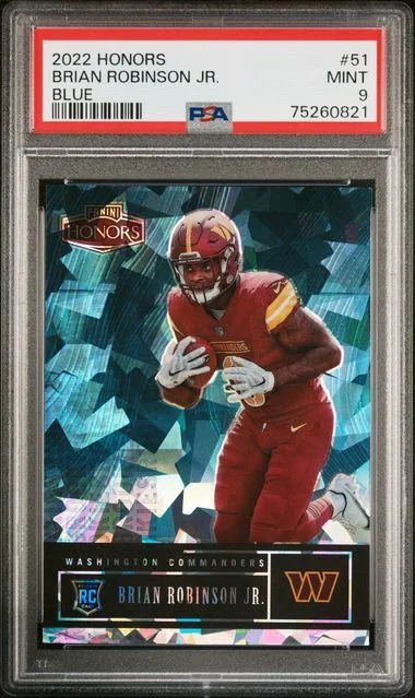 2022 Panini Brian Robinson Jr. Honors Blue #51 card image