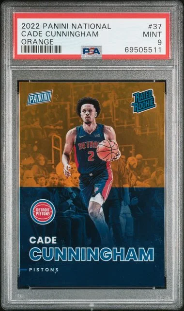 2022 Panini Cade Cunningham The National Orange #37 card image