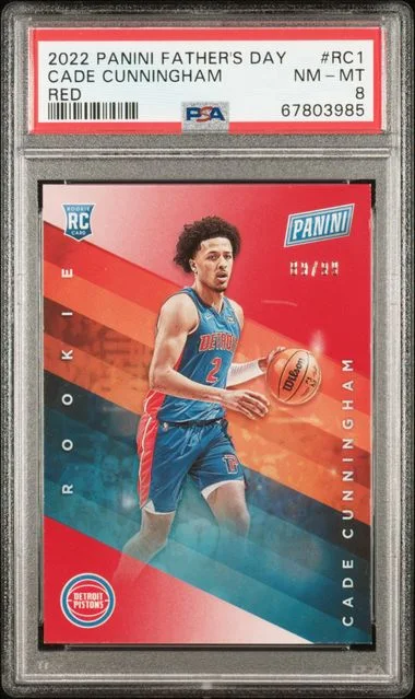 2022 Panini Cade Cunningham Father's Day Red #RC1 card image