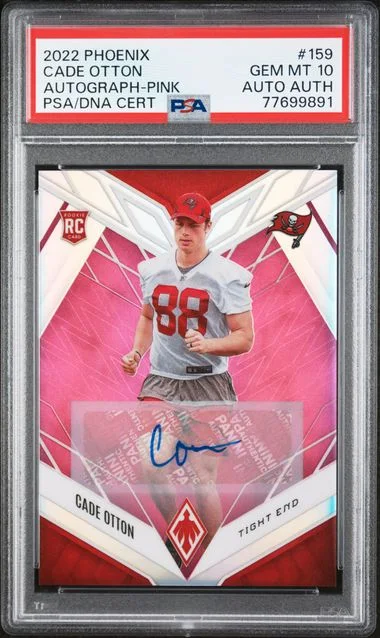 2022 Panini Cade Otton Phoenix Autograph-Pink #159 card image