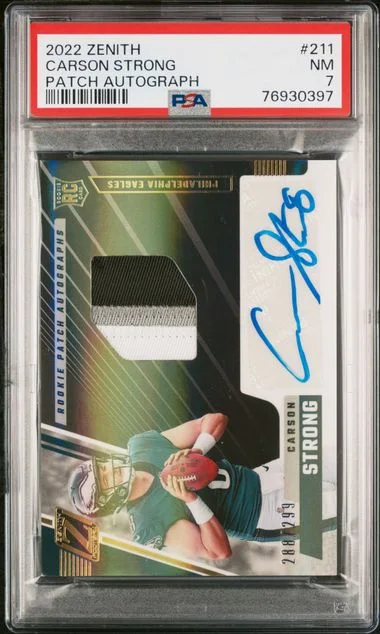 2022 Panini Carson Strong Zenith #211 card image