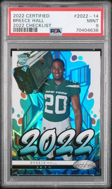2022 Panini Certified Breece Hall 2022 #2022-14 card image