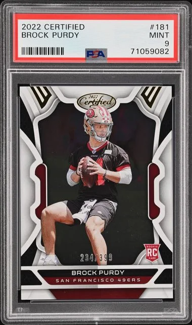 2022 Panini Certified Brock Purdy #181 card image