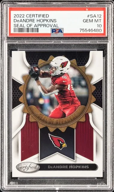 2022 Panini Certified Deandre Hopkins Seal Of Approval #Sa12 card image