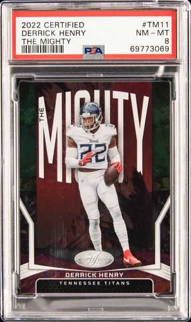 2022 Panini Certified Derrick Henry The Mighty #TM-11 card image