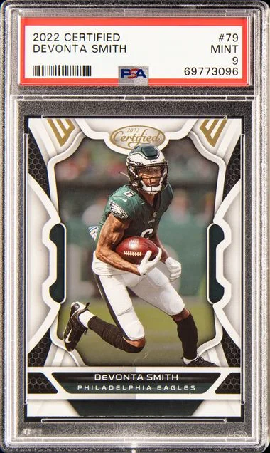2022 Panini Certified Devonta Smith #79 card image