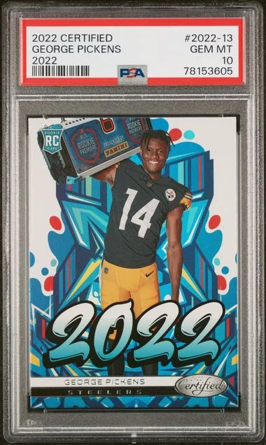 2022 Panini Certified George Pickens 2022 #2022-13 card image