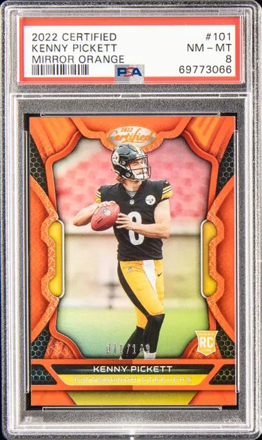 2022 Panini Certified Kenny Pickett Mirror Orange #101 card image