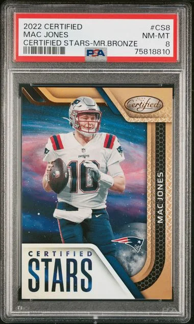 2022 Panini Certified Mac Jones Stars Mirror Bronze #CS-8 card image